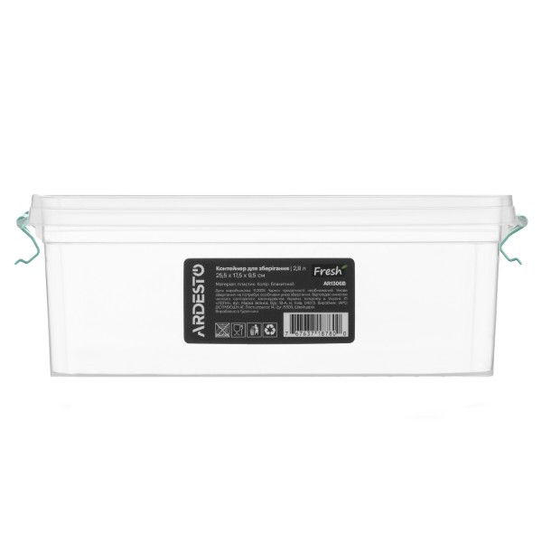 Фото - Ємність для зберігання ARDESTO Fresh 2.8л Blue (AR1306B)