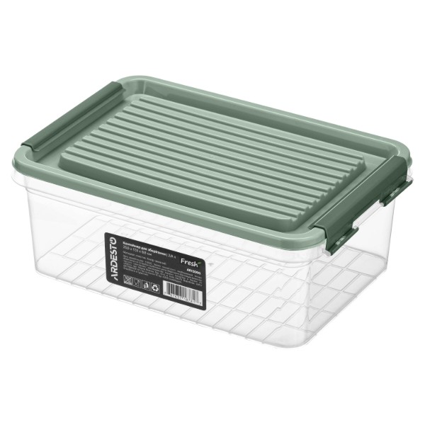 Фото - Ємність для зберігання ARDESTO Fresh 2.8л Green (AR1306G)