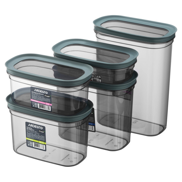Фото - Ємність для зберігання Ardesto Fresh 1л Gray (AR1308GG)