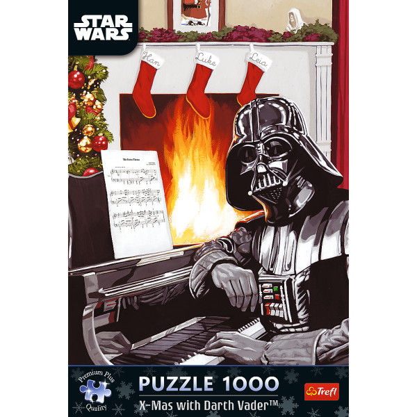 Фото - Пазлы (8+) Trefl Premium Plus Lucasfilm Star Wars Светлана с Дартом Вейдером 1000 эл. (20851)