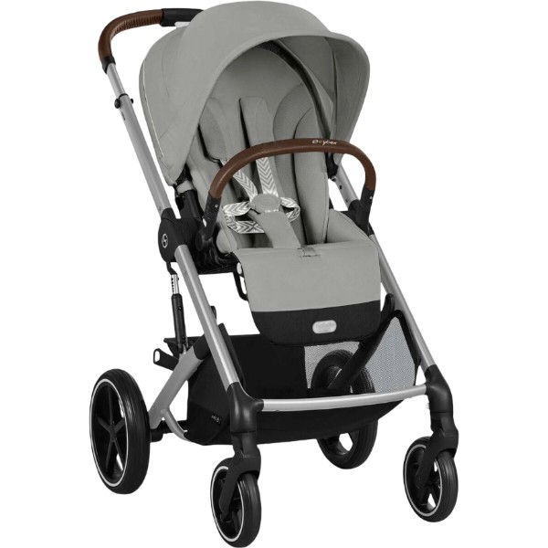 Фото - Коляска прогулочная Cybex Коляска Balios S Lux SLV Stone Grey (з бампером)