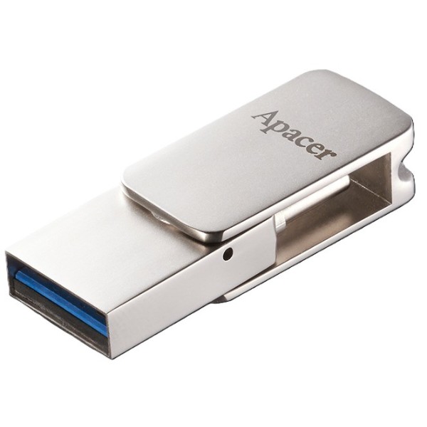 Фото - Флеш USB Apacer AH181 128GB Type-C Mobile USB 3.2 Silver (AP128GAH181S-1)