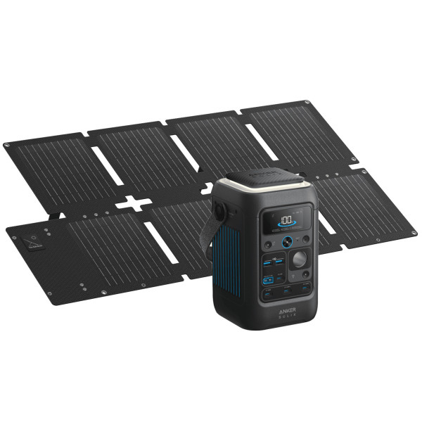 Фото - Зарядна станція універсальна Anker SOLIX C300XDC + PS60 - 288Wh/No AC/140W (B1728311)