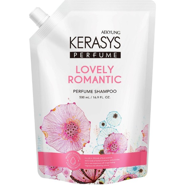 Фото - Шампунь женский Kerasys Lovely & Romantic Perfumed Refill (8801046396940)