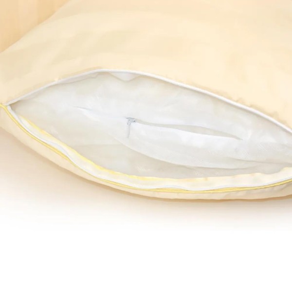 Фото - Подушка стандартна MirSon шовкова 1266 Carmela Hand Made Natural Silk Kapok Середня 40х60 см (2200001518667)