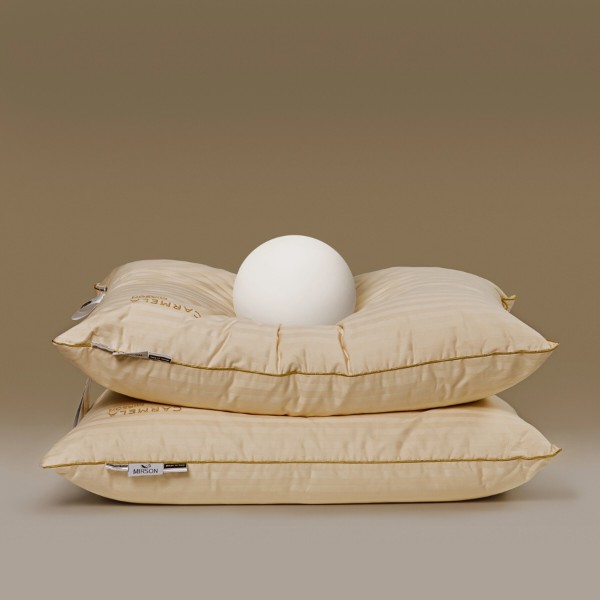 Фото - Подушка стандартна MirSon шовкова 1266 Carmela Hand Made Natural Silk Kapok Середня 40х60 см (2200001518667)