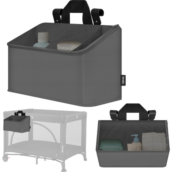 Фото - Органайзер для хранения детский Lionelo для кроватки SIDEPOCKET MEDIUM GREY