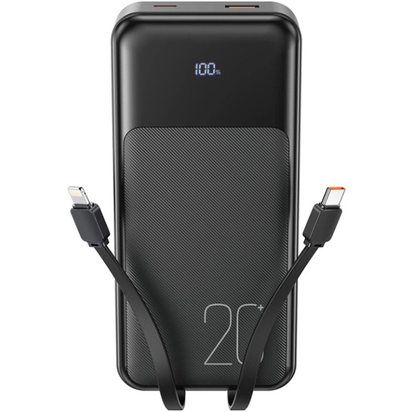 Фото - Батарея мобільна XO PR249 20000mAh 20W Black (PR249.black)