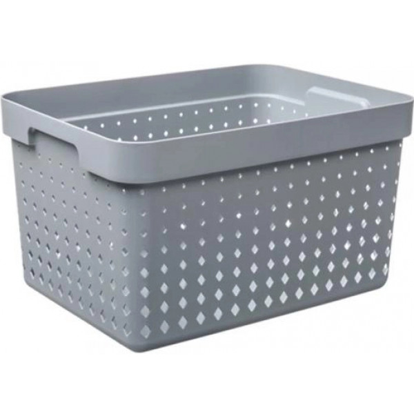 Фото - Корзина для зберігання Plast Team Seoul L сiрий (6025.3) Фото - Корзина для зберігання Plast Team Seoul L сiрий (6025.3)