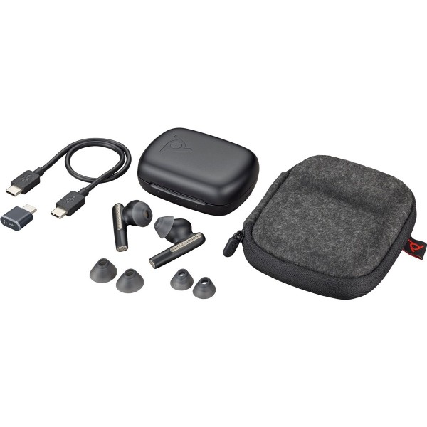 Фото - Навушники вкладиші бездротові TWS Poly Voyager Free 60 Earbuds + BT700C + BCHC Black (7Y8H4AA)