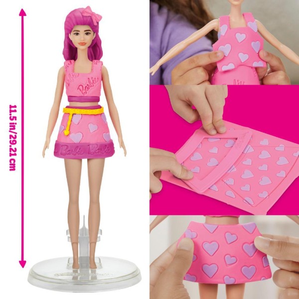 Фото - Наборы для лепки Hasbro Play-Doh Barbie Сердца и волосы (G1357)