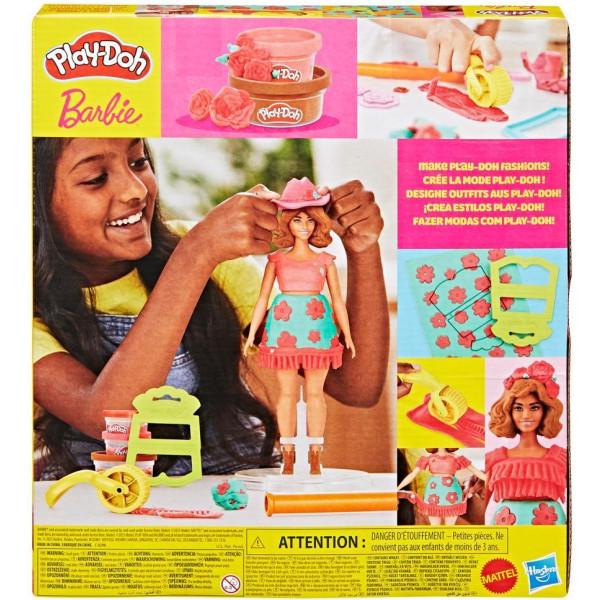 Фото - Набори для ліплення Hasbro Play-Doh Barbie Квіти та бахрома (G1360)