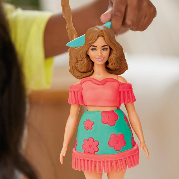 Фото - Набори для ліплення Hasbro Play-Doh Barbie Квіти та бахрома (G1360)