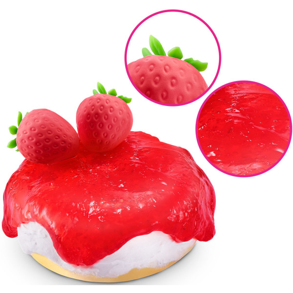 Фото - Фабрика слаймів Slime mart серії Shopping Bag – ПОЛУБНИЧНИЙ ЧИЗКЕЙК (15901A)