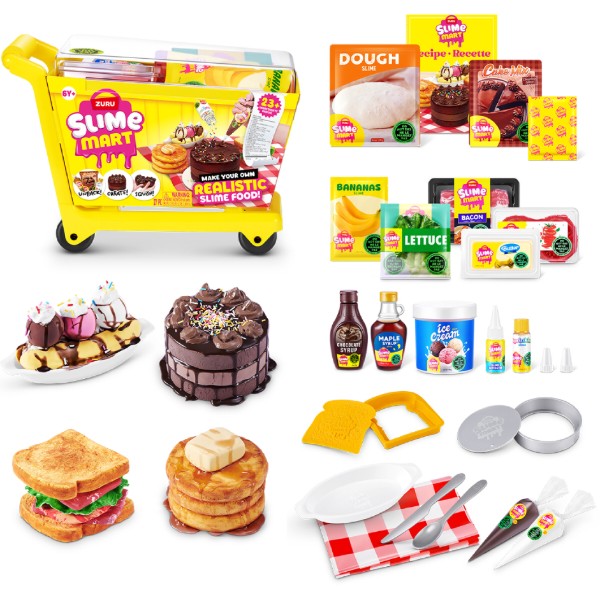 Фото - Фабрика слаймов Slime mart серии Shopping Cart – ТЕЛЕЖКА ВКУСНОСТЕЙ (15907)