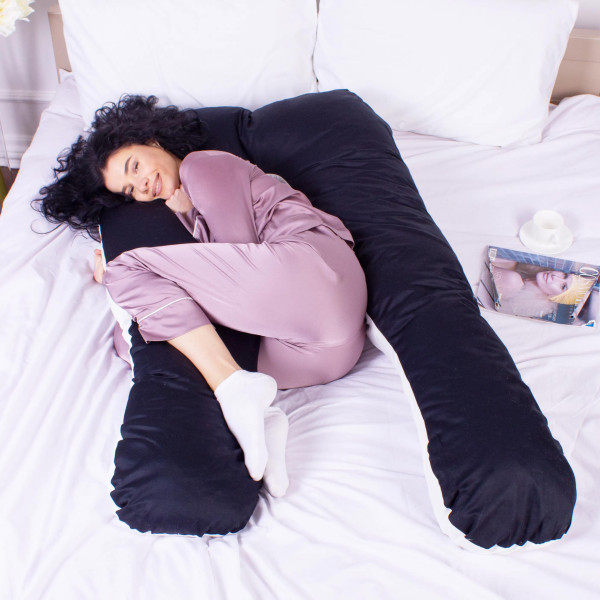 Фото - Подушка для майбутніх мам MirSon U-подібна № 8029 Delicate Satin Classic (2200006178675)