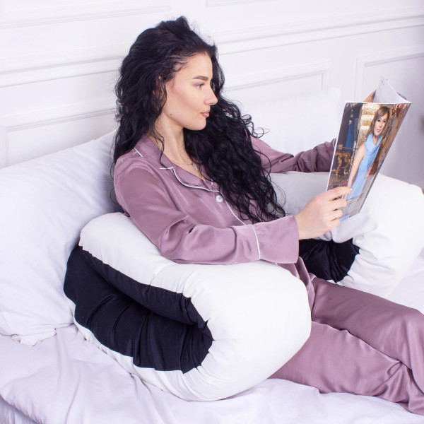 Фото - Подушка для майбутніх мам MirSon U-подібна № 8029 Delicate Satin Classic (2200006178675)