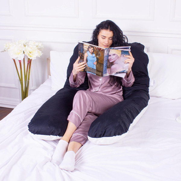 Фото - Подушка для майбутніх мам MirSon U-подібна № 8029 Delicate Satin Classic (2200006178675)