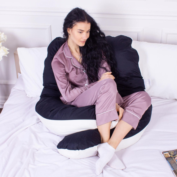 Фото - Подушка для майбутніх мам MirSon U-подібна № 8029 Delicate Satin Classic (2200006178675)