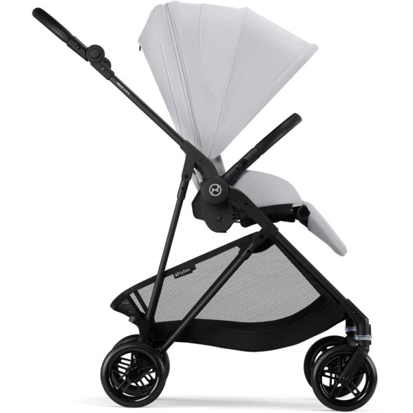 Фото - Коляска прогулянкова Cybex Melio Carbon Fog Grey (з бампером)