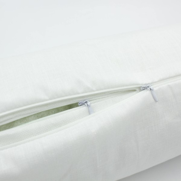 Фото - Подушка валик MirSon №8500 Naturale Line 11-2107 White 50% Memory 70х20 см (2200006341338)