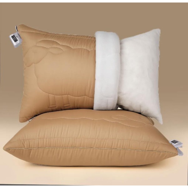 Фото - Подушка стандартна MirSon №516 Marzello Collection Wool м'яка 40x60 см (2200012229323)