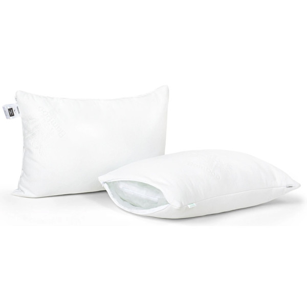 Фото - Подушка стандартная MirSon №805 Julia EcoSilk Hand made 50х70 см (2200003037227)