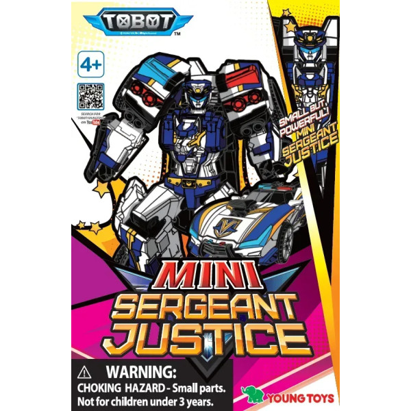 Фото - Машинка-трансформер TOBOT Сержант Джастис ЧП (301211)