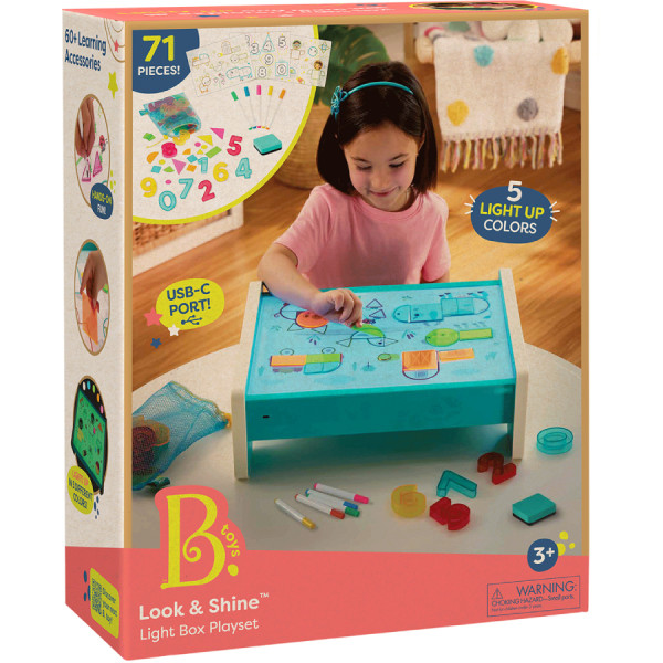 Фото - Інтерактивний центр Battat Навчальний набір зі світловим центром Look & Shine – СВІТЛО ВІДКРИТТІВ (BX2604Z)