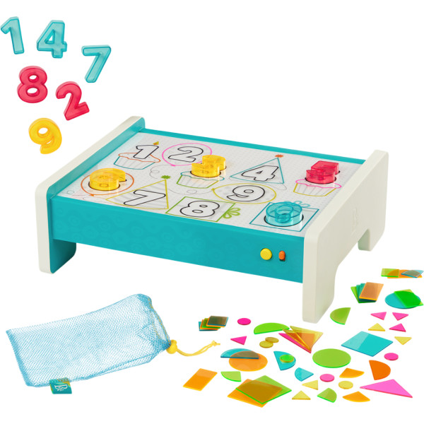 Фото - Інтерактивний центр Battat Навчальний набір зі світловим центром Look & Shine – СВІТЛО ВІДКРИТТІВ (BX2604Z)