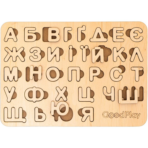 Фото - Сортер GoodPlay Азбука дерево (PS-4-007)