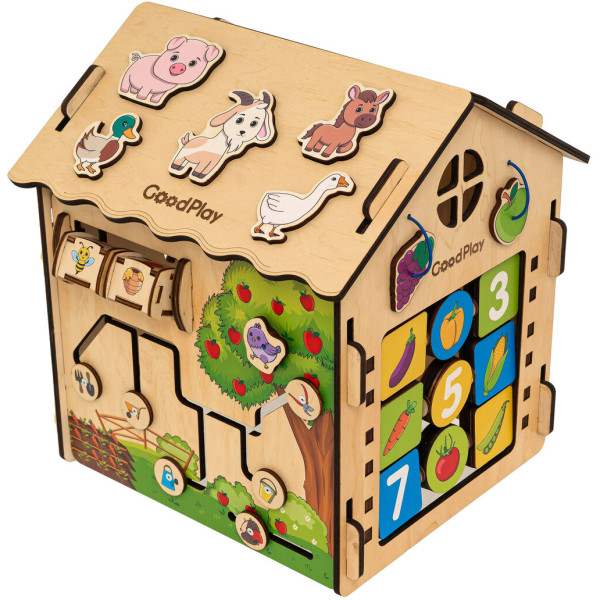 Бізіборд-будиночок