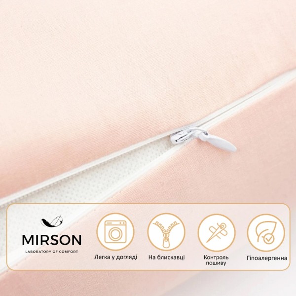 Фото - Подушка валик MirSon №8111 Naturale Line 14-1312 Domiano EcoSilk 60х20 см (2200006248088)