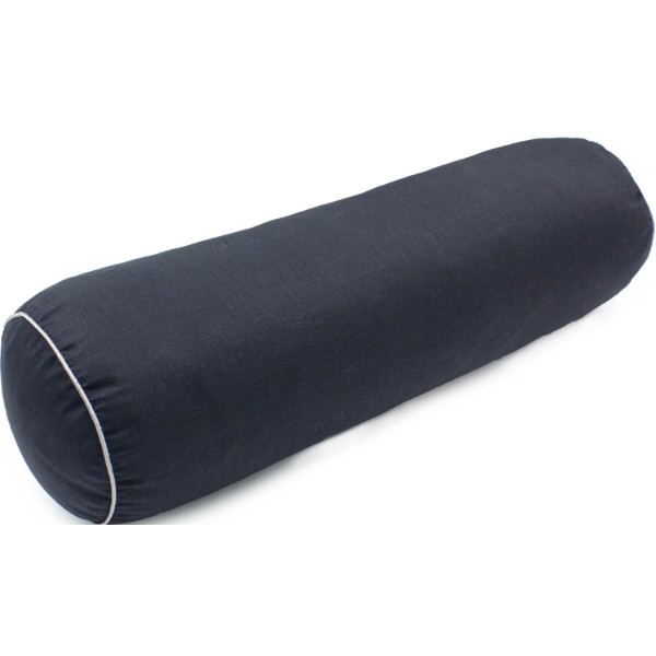 Фото - Подушка валик MirSon №8123 Naturale Line 16-9000 Black Stone EcoSilk 60х20 см (2200006248804)