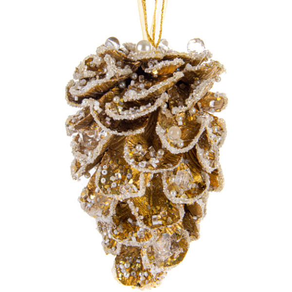 Фото - Ялинкова іграшка Lefard Шишка 14х10 см (66-191)