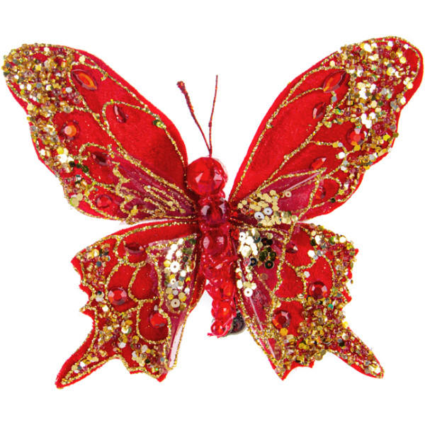 Фото - Ялинкова іграшка Lefard Метелик 7х9 см (66-198)