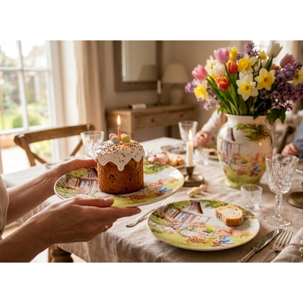 Фото - Набір тарілок Lefard Кроличі історії 2 шт. 26 см (924-840)