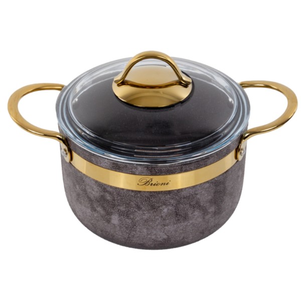 Фото - Каструля Brioni Royal Stone Sandstone gold 2,5 л (764-038)