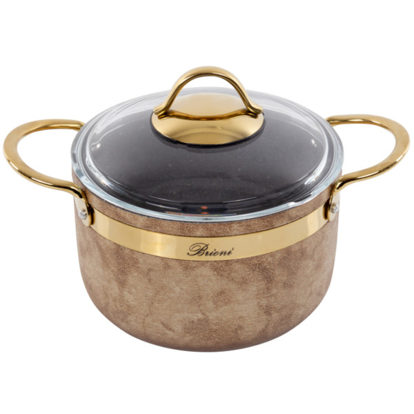 Фото - Каструля Brioni Royal Stone Ti̇gereye Gold 2,5 л (764-045)