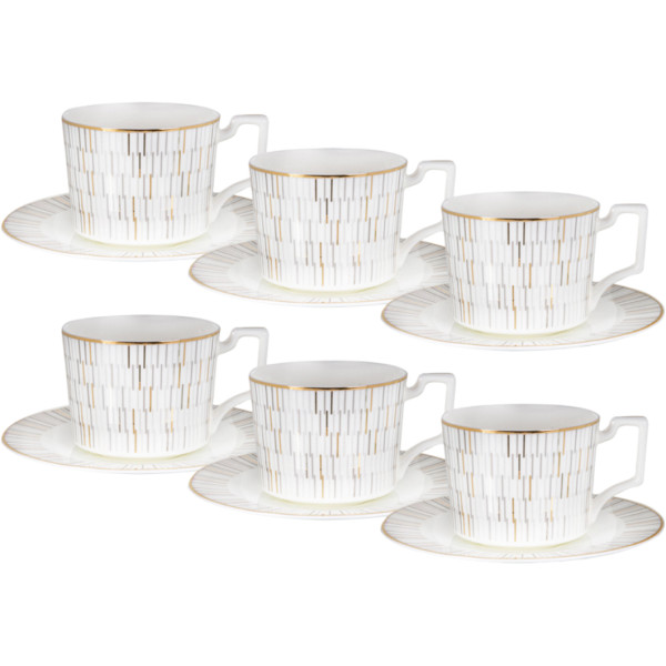 Фото - Набір чашок Lefard Stella 295 мл 12 пр. (440-130)