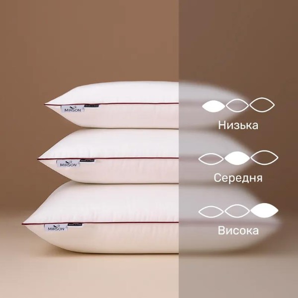 Фото - Подушка стандартная MirSon 1498 Luxury Exclusive memory effekt Мягкая 50х70 см (2200001540682)