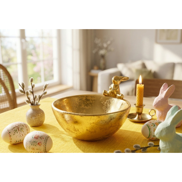 Фото - Блюдо Lefard Золотий кролик 15х13х9.6 см (947-043)