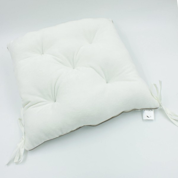 Фото - Подушка для стільця MirSon 28-0001 White Velvet 40х50 см (2200006275701)