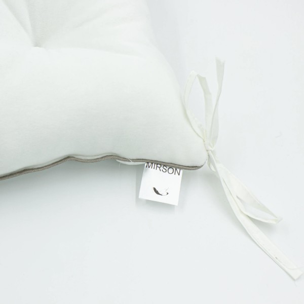 Фото - Подушка для стільця MirSon 28-0001 White Velvet 40х50 см (2200006275701)