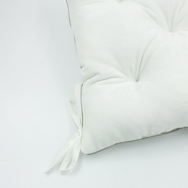 Фото - Подушка для стільця MirSon 28-0001 White Velvet 40х50 см (2200006275701)