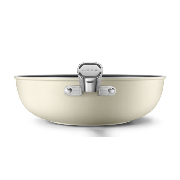 Фото - Сковорода ВОК Smeg WOK 30 см (WOF3002CRM)