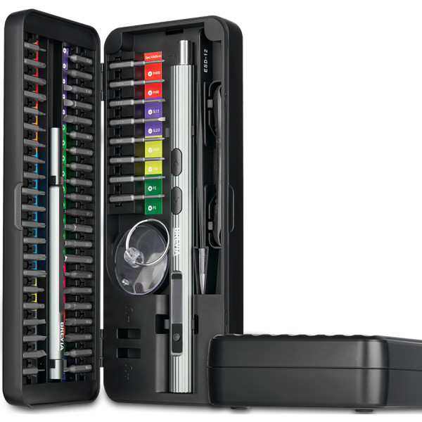 Фото - Аккумуляторная отвертка Brevia 58 в 1 (55058EPC)