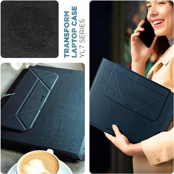 Фото - Чехол для ноутбука Armorstandart Laptop Sleeve Stand YL7 16  Black (ARM69064)