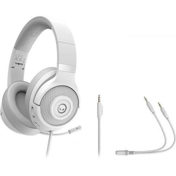 Фото - Гарнітура дротова ігрова Lorgar Noah 101 Gaming 3.5mm White (LRG-GHS101W)