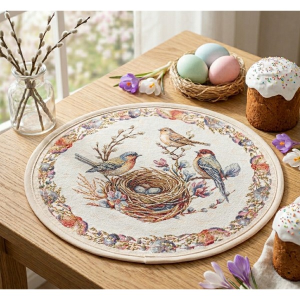 Фото - Салфетка для сервировки Lefard Easter time 35 см (711-153)